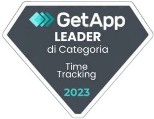 GetApp – Leader di Categoria (Time Tracking) 2023 GetApp – Leader di Categoria (Time Tracking) 2023