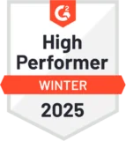 G2 - High Performer - Winter 2025 G2 - High Performer - Winter 2025