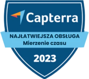 Capterra - Best Ease of Use (Time Tracking) 2023 Capterra - Best Ease of Use (Time Tracking) 2023